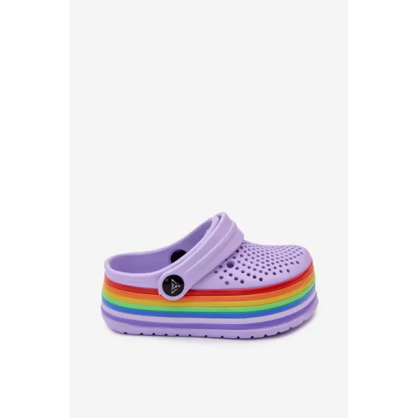  Dětské pantofle BOTO D2016/D2015 PURPLE 