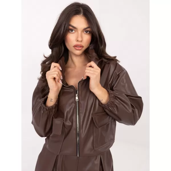  Dámská bunda RUE PARIS IT-KR-FL9729.15P BROWN 