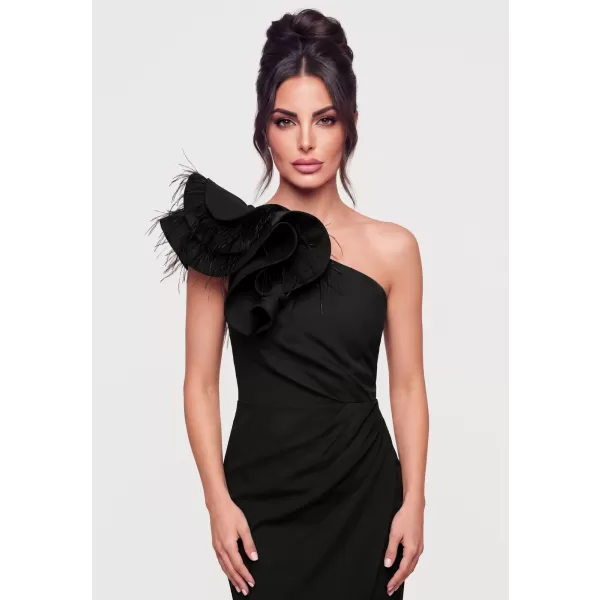  Dámské šaty LARICA LA-OM-DLR451 BLACK 