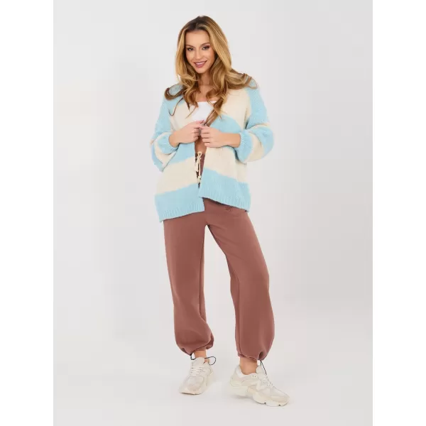  Dámský svetr ITALY MODA MI-SW-0122.51 LIGHT BLUE 