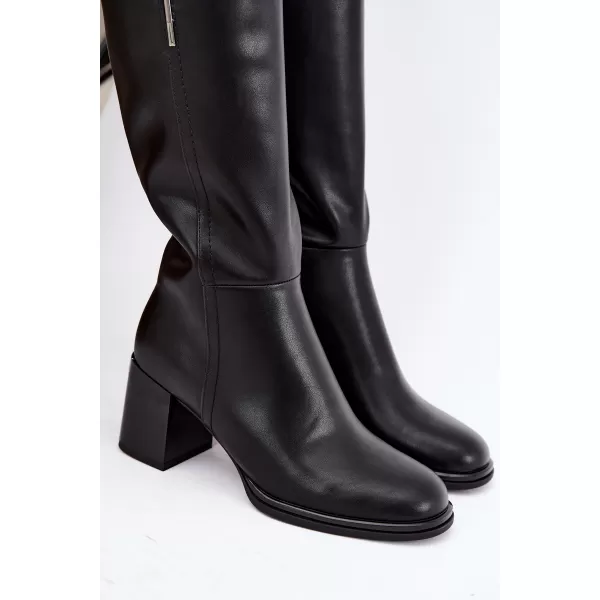  Dámské kozačky VINCEZA 67053 BLACK 