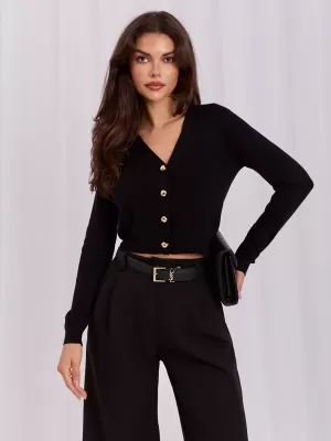 Dámský svetr ITALY MODA IR-SW-JK8687.07P BLACK