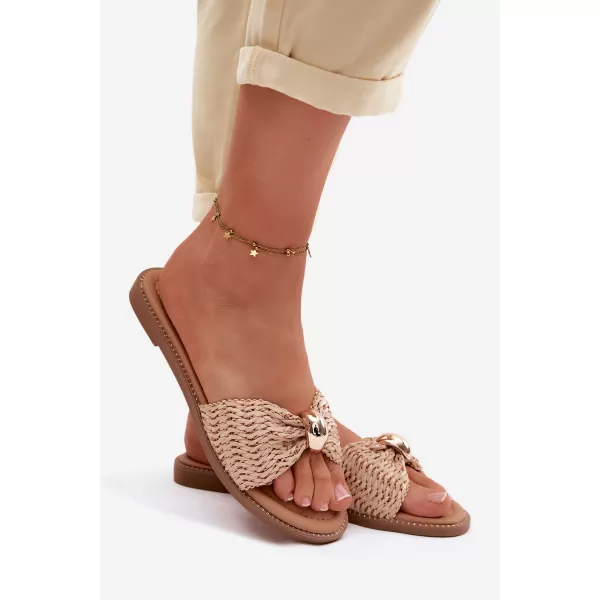  Dámské pantofle BOTO 43267-19 CAMEL 