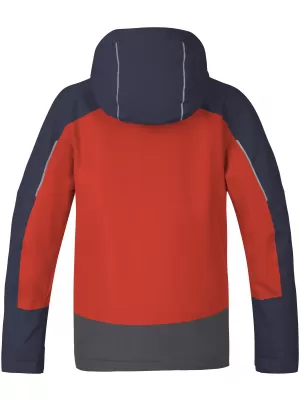 Dětská bunda HANNAH DAVIS JR CHERRY TOMATO/OMBRE BLUE