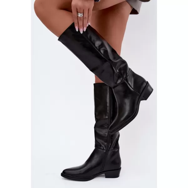 Dámské kozačky BOTO 6502 BLACK 
