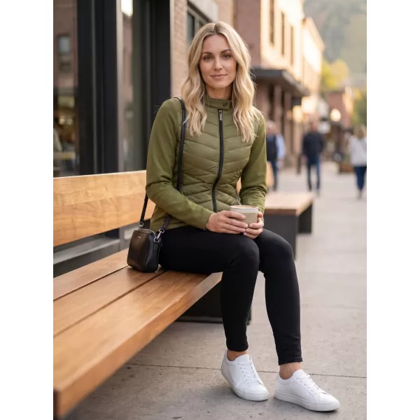 Dámská hybridní bunda MALFINI PREMIUM CROSS 556 AVOCADO GREEN 