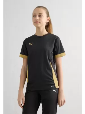 Dětské sportovní triko PUMA TEAMGOAL MATCHDAY JERSEY JR 70574828 PUMA BLACK/PUMA GOLD/MATTE GOLD