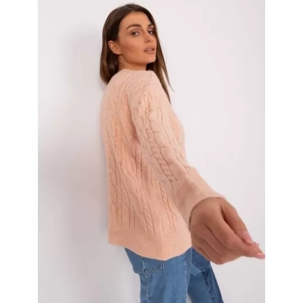  Dámský svetr WOOL FASHION ITALIA AT-SW-2335-1.68P PEACH 