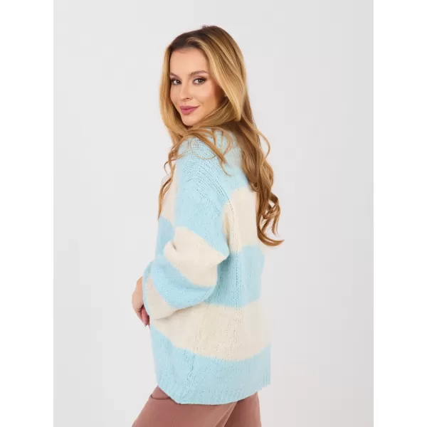  Dámský svetr ITALY MODA MI-SW-0122.51 LIGHT BLUE 