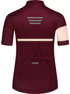 Dámský cyklo dres NORDBLANC ENTHUSIAST NBSLF8084 ČERVENÁ