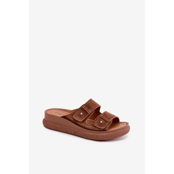  Dámské pantofle VINCEZA 66916 CAMEL 