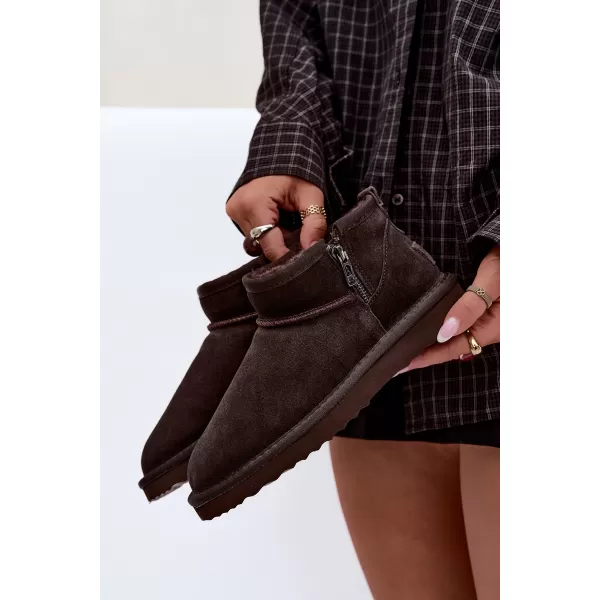  Dámské sněhule VINCEZA 97971 CHOCOLATE 