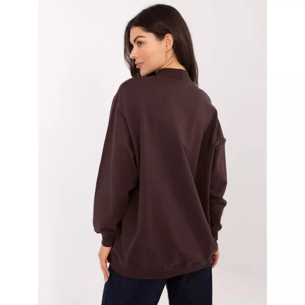  Dámská mikina BASIC FEEL GOOD RV-BL-5185.70P DARK BROWN 