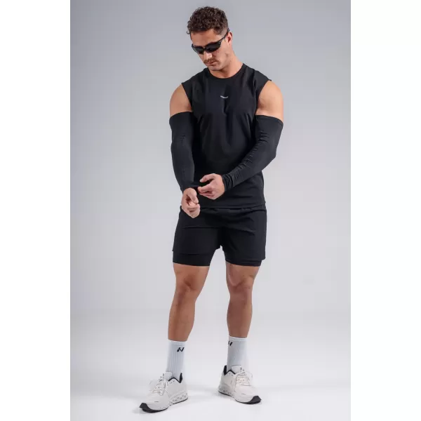  Double-Layer tréninkové šortky NEBBIA PRIMAL 878 BLACK 