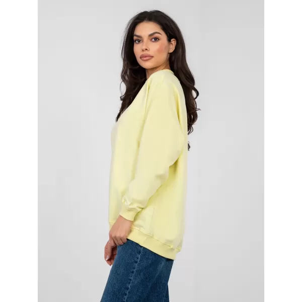  Dámská mikina BASIC FEEL GOOD RV-BL-5185.93P BRIGHT YELLOW 