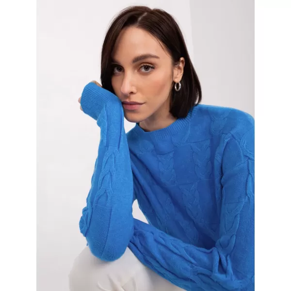  Dámský svetr WOOL FASHION ITALIA AT-SW-2340.10 BLUE 