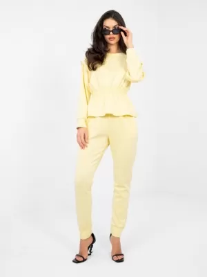 Dámský komplet RUE PARIS IT-KMPL-22239.95 BRIGHT YELLOW
