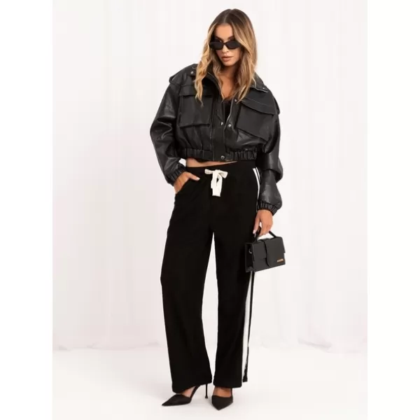  Dámské kalhoty ITALY MODA IR-SP-YV2821.02 BLACK 