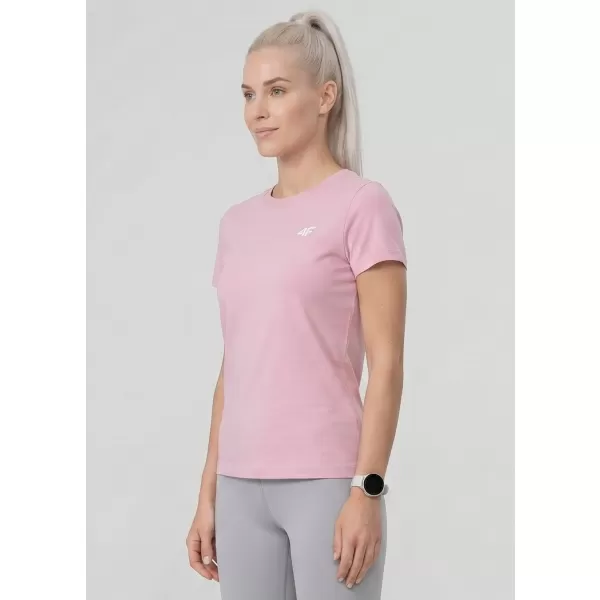  Dámské triko 4F 4FWMM00TTSHF3306 LIGHT PINK 
