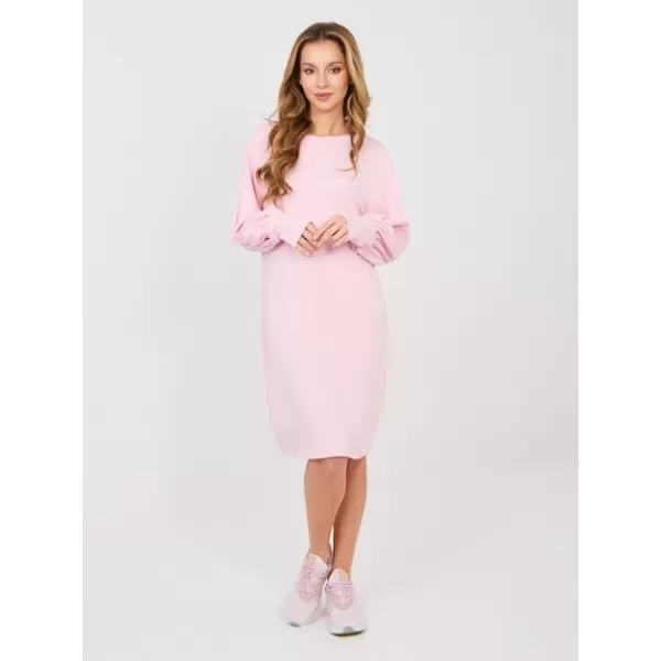 Dámské šaty RUE PARIS RV-SK-A1059.17 BRIGHT PINK 