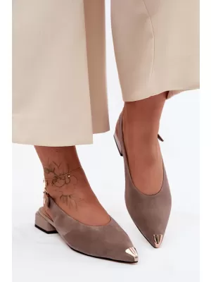 Dámské sandály D&A CR61-3050 BEIGE