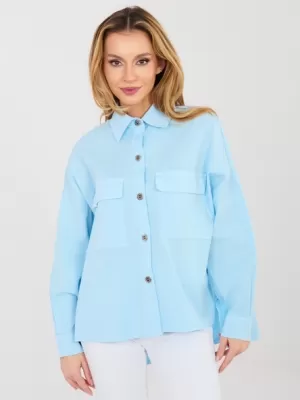 Dámská košile ITALY MODA IT-KS-FL9968.48 LIGHT BLUE