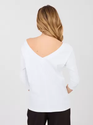 Dámské triko RUE PARIS RV-BZ-A1189.24 WHITE