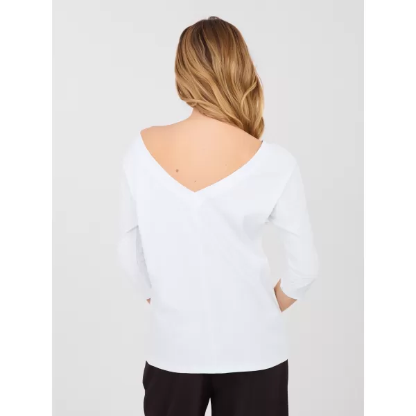  Dámské triko RUE PARIS RV-BZ-A1189.24 WHITE 