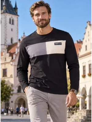 Pánské triko ALTISPORT IVAS ČERNÁ