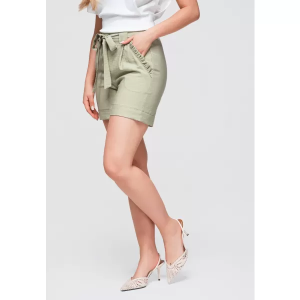  Dámské kraťasy OMBRE OW-ST-E0006 KHAKI 