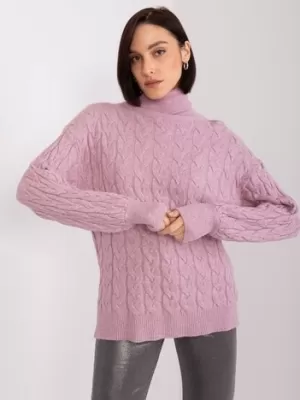 Dámský svetr WOOL FASHION ITALIA AT-SW-2348.07 BRIGHT PURPLE