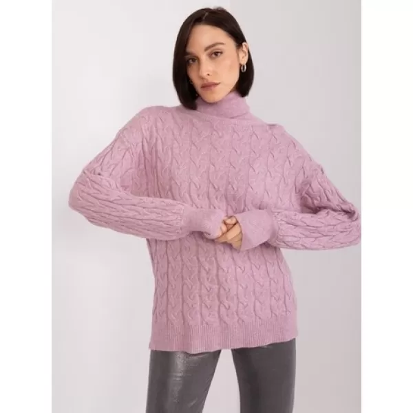  Dámský svetr WOOL FASHION ITALIA AT-SW-2348.07 BRIGHT PURPLE 