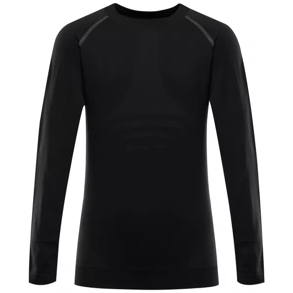  Dětské funkční triko ALPINE PRO AMBOSO BLACK 