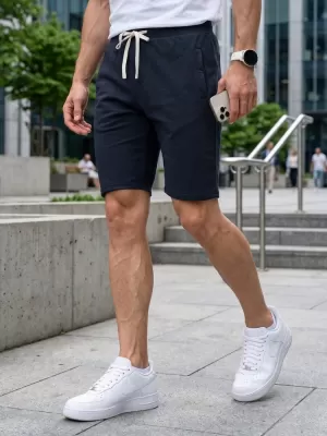 Pánské kraťasy DSTREET TMAVĚ MODRÁ