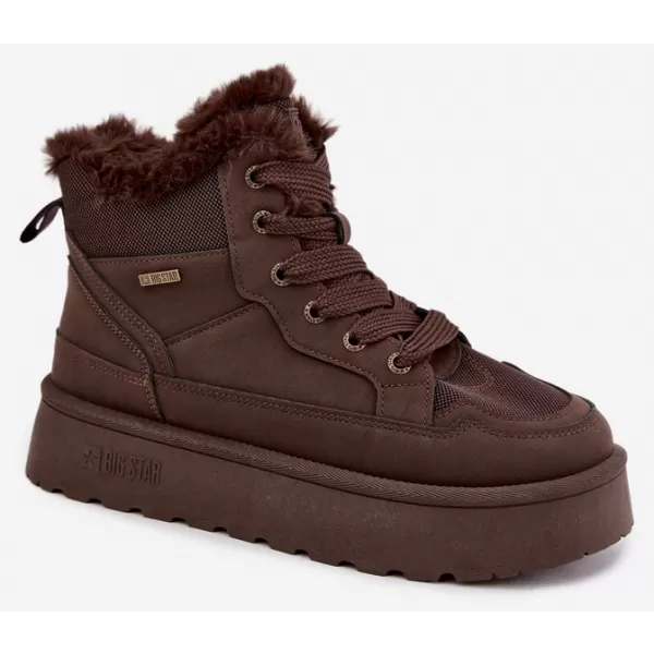  Dámské boty BIG STAR SHOES UU274168 BROWN/BEIGE SHADOWS 