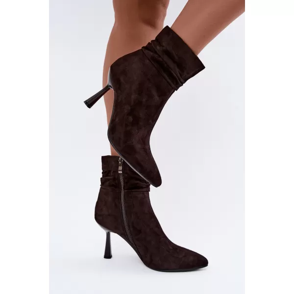  Dámské boty D&A JC562-1049 COFFEE 