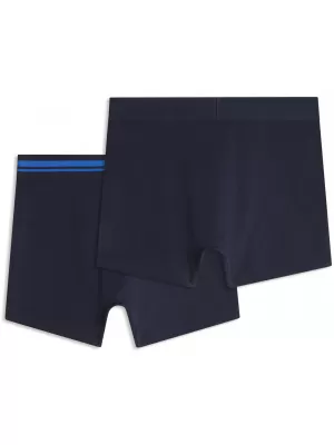 Pánské boxerky PUMA MEN EVERYDAY PLACED LOGO BOXER 2P 93847619 NAVY/BLUE