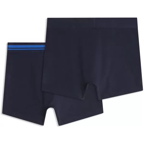  Pánské boxerky PUMA MEN EVERYDAY PLACED LOGO BOXER 2P 93847619 NAVY/BLUE 