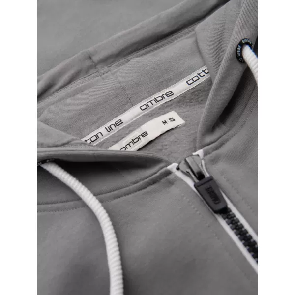  Pánská mikina OMBRE OM-SSBZ-0272 GREY 