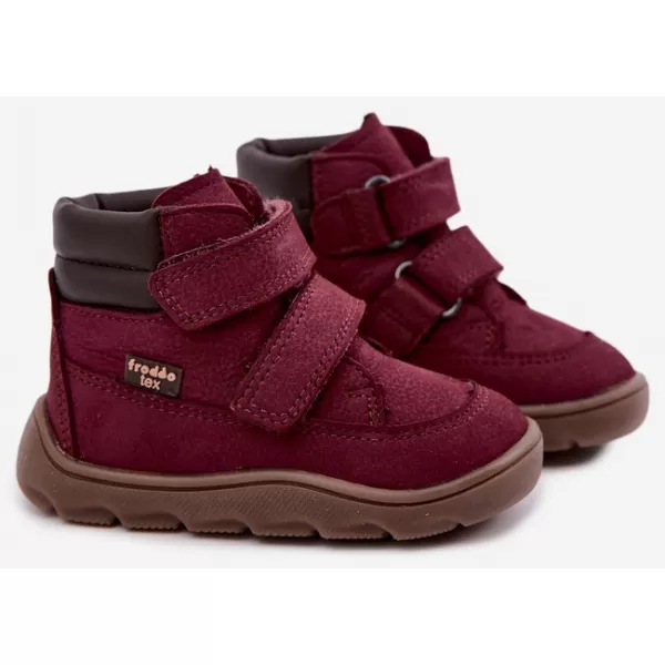  Dětské boty FRODDO G2110150-9 VÍNOVÁ 