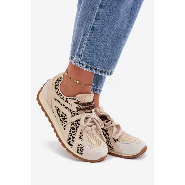  Dámské tenisky BIG STAR SHOES TT274549 BEIGE 