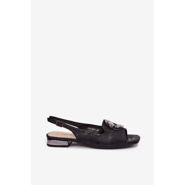  Dámské sandály S.BARSKI KV61-6024 BLACK 