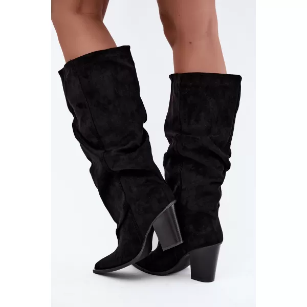  Dámské kozačky BOTO 2598A-1 BLACK MATT 