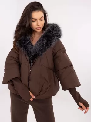 Dámská bunda FACTORY PRICE MBM-KR-26106.96 BROWN