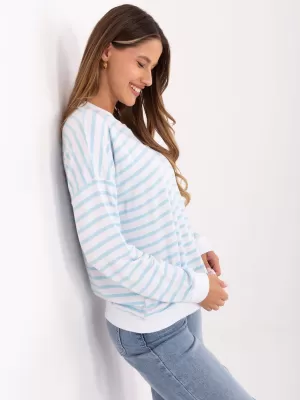 Dámská halenka RELEVANCE RV-BZ-A901.55 WHITE-BLUE