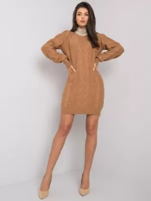 Dámské šaty RUE PARIS LC-SK-2002.96 CAMEL