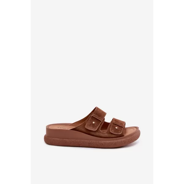  Dámské pantofle VINCEZA 66916 CAMEL 