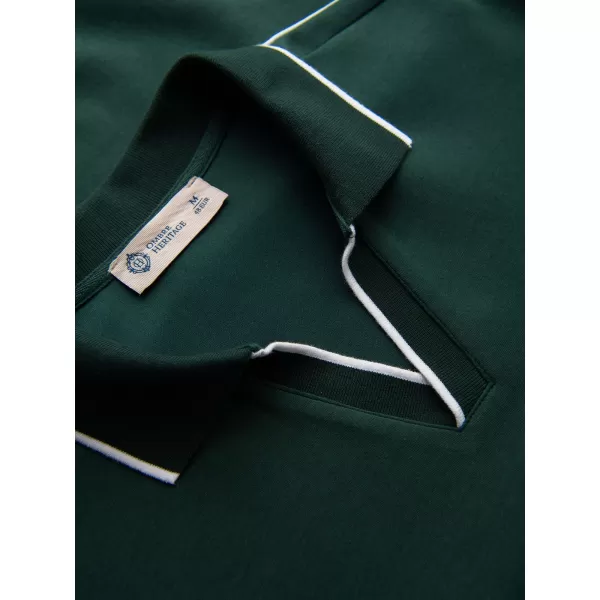  Pánská mikina OMBRE OM-SSNZ-0268 DARK GREEN 