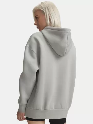 Dámská mikina UNDER ARMOUR ICON FLEECE OS HOODIE 1379495-069 ŠEDÁ