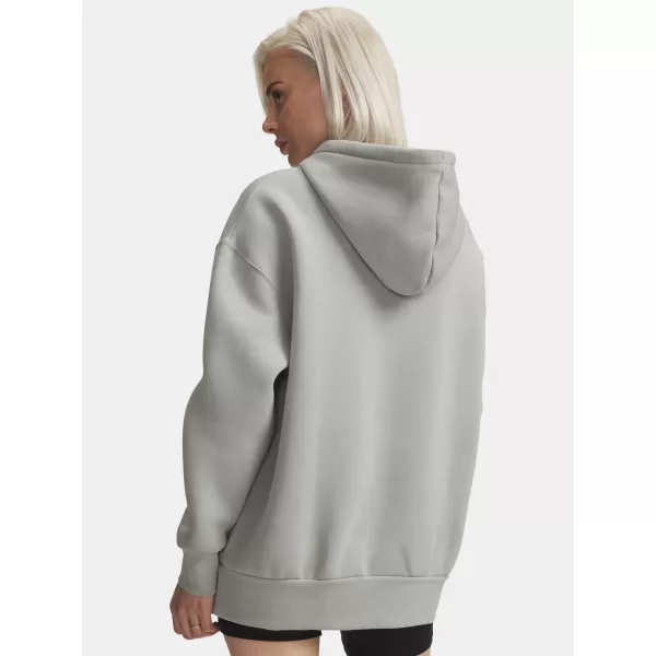  Dámská mikina UNDER ARMOUR ICON FLEECE OS HOODIE 1379495-069 ŠEDÁ 